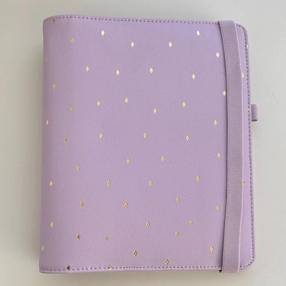 kikki.K Lavender Tablet/Planner Cover with Gold Diamond Accents - Picture 2 of 15
